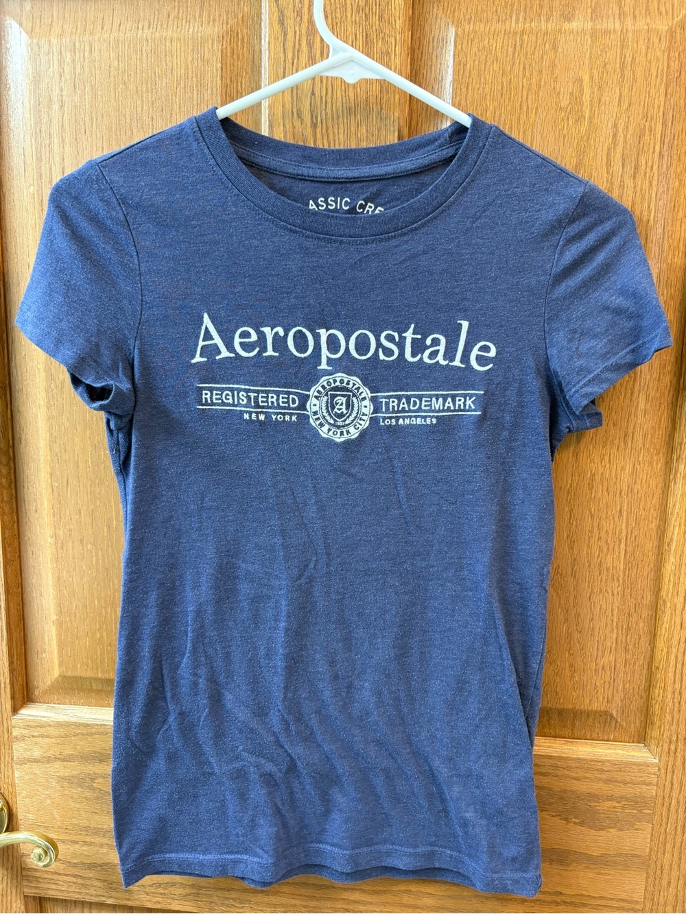 Aeropostale Navy Blue Graphic Short Sleeve Tee